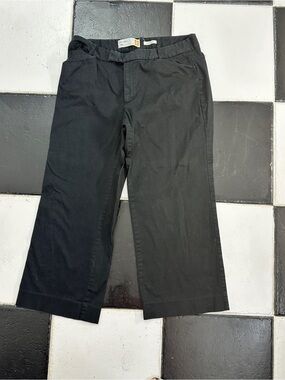 Old Navy Black Women's Chino Crop Pants